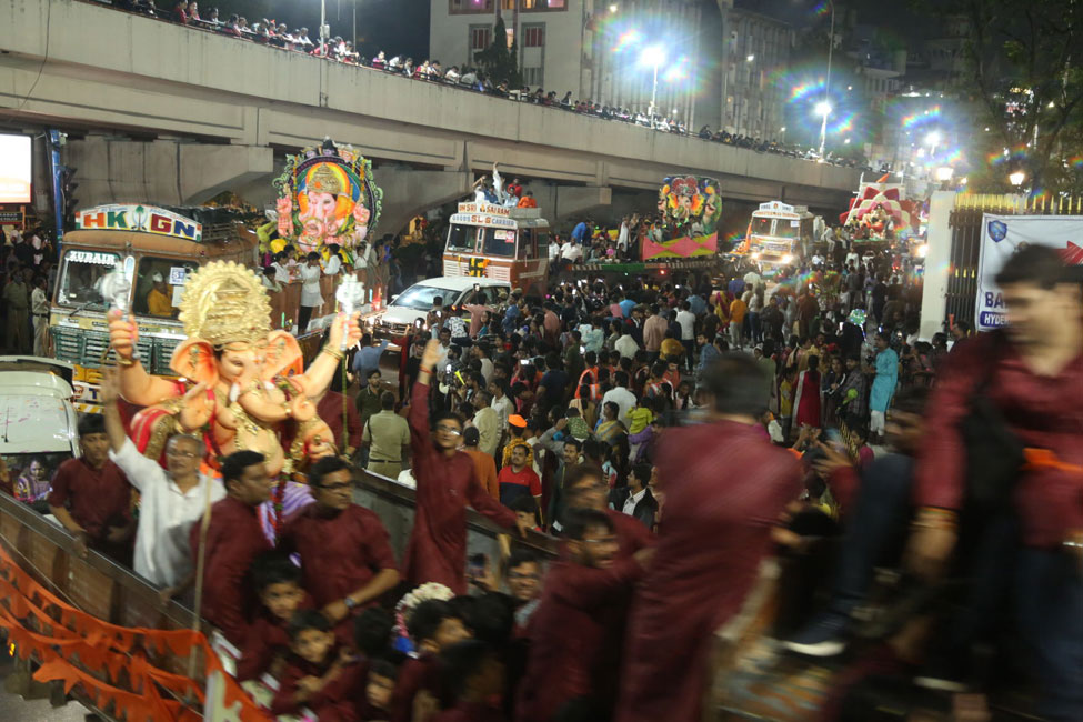 2023 Hyderabad Ganesh Visarjan Photos – Set 2