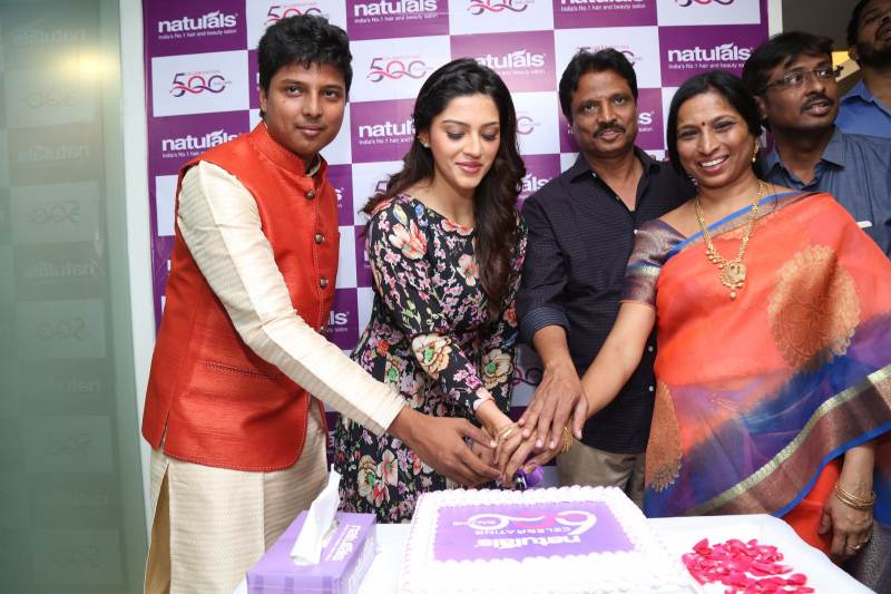 Actress Mehreen Pirzada Inaugurates Naturals Salon
