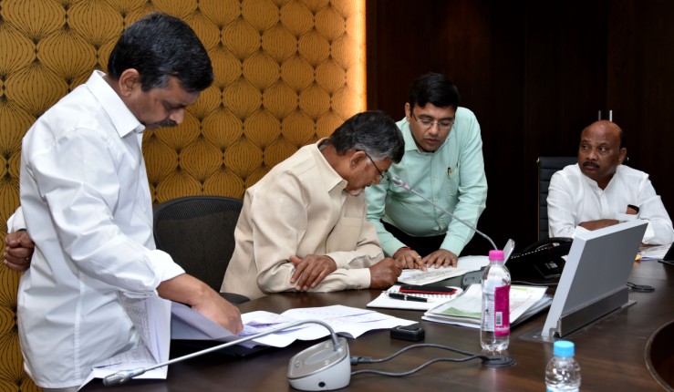 AP CM Review Meeting on Roads and Buildings