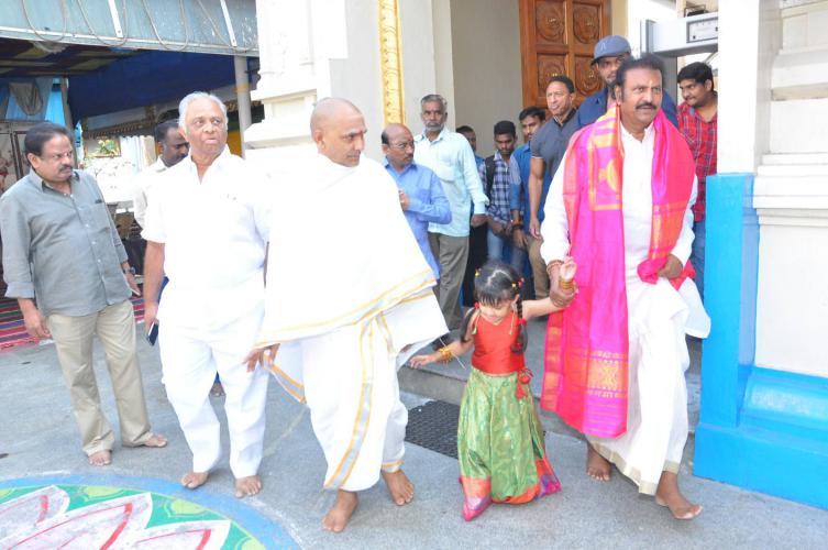 Mohan Babu taking oath as Chairman of FN Daiva Sannidhanam