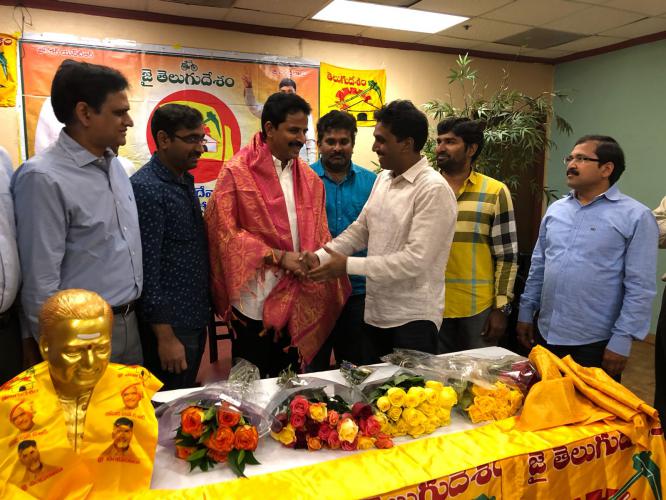 NRI TDP Felicitates Tanuku MLA in Bay Area