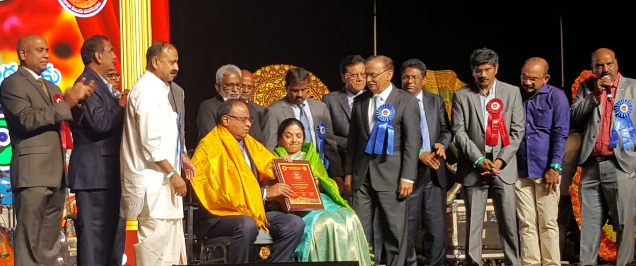 NATA Life Time Achievement Award to Prabhakar Reddy