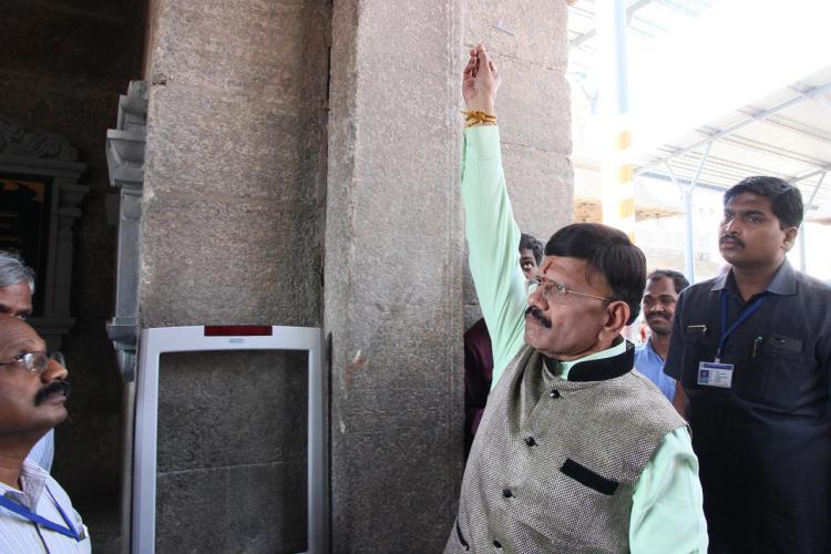 TTD JEO visits Govindarajaswamy Temple