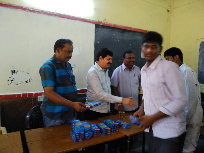 Vasuda Foundation Donates Pens