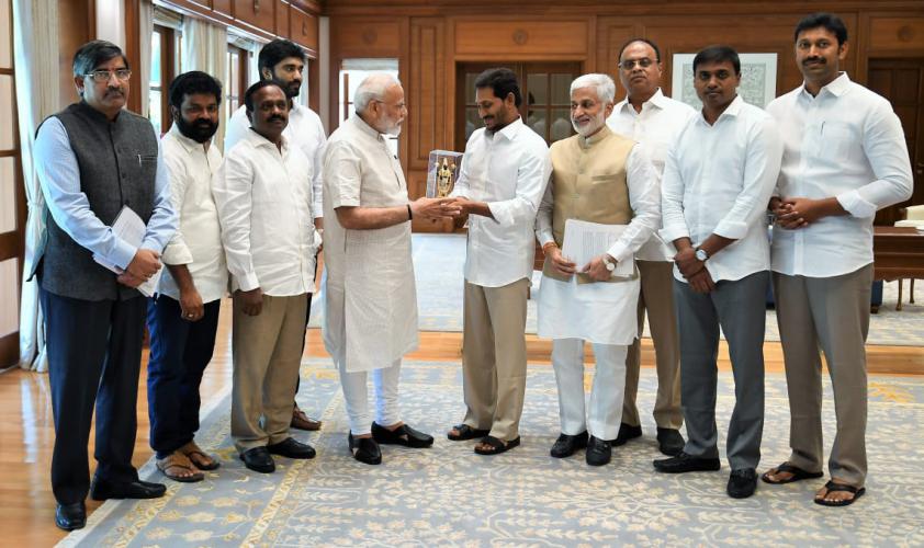 YS Jagan meets Modi
