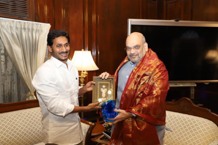AP CM YS Jagan meets Amit Shah