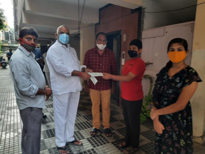 Ravi Potluri Helps Students in Vijayawada
