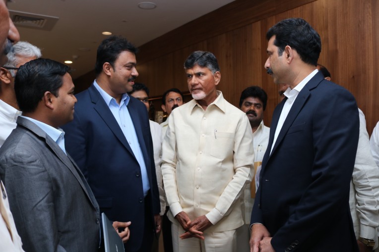 NATS Delegates Meets CM Chandrababu