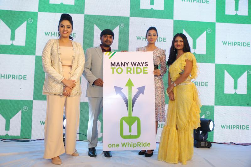 Actress Sreemukhi Inaugurates Whipride Taxi Services