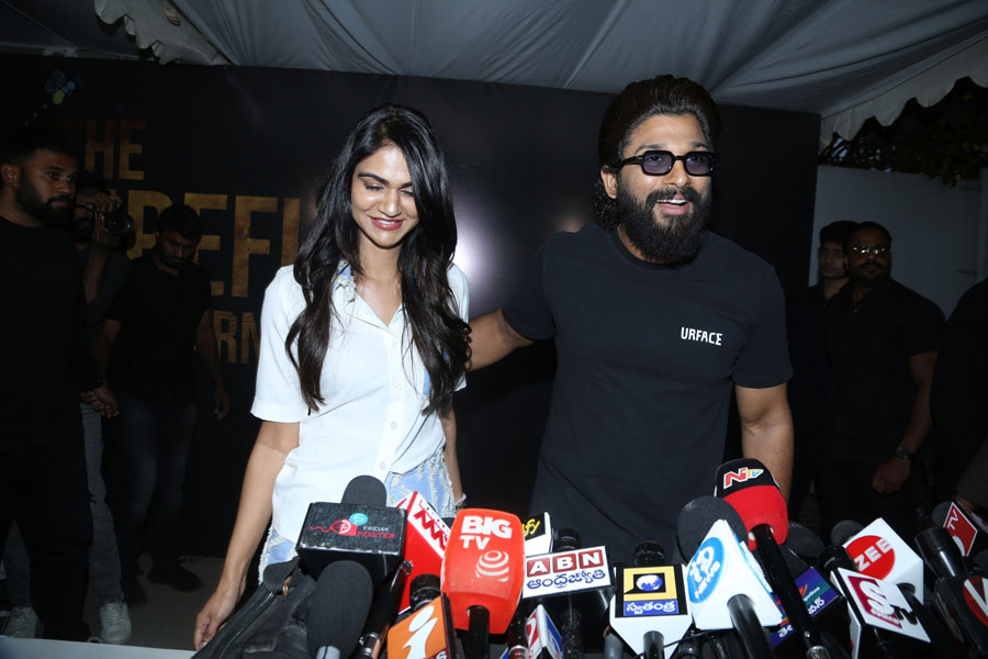 Allu Arjun At The Firefly Carnival Event