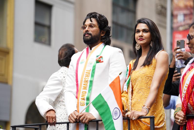 Allu Arjun Honoured at India Day Parade in New York