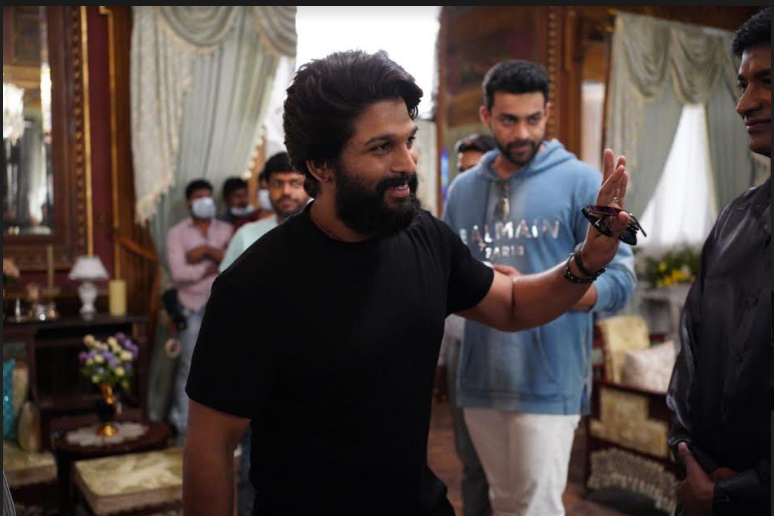 Allu Arjun Visits on the Sets of F3