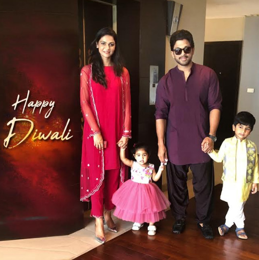 Allu Arjun Diwali Greetings