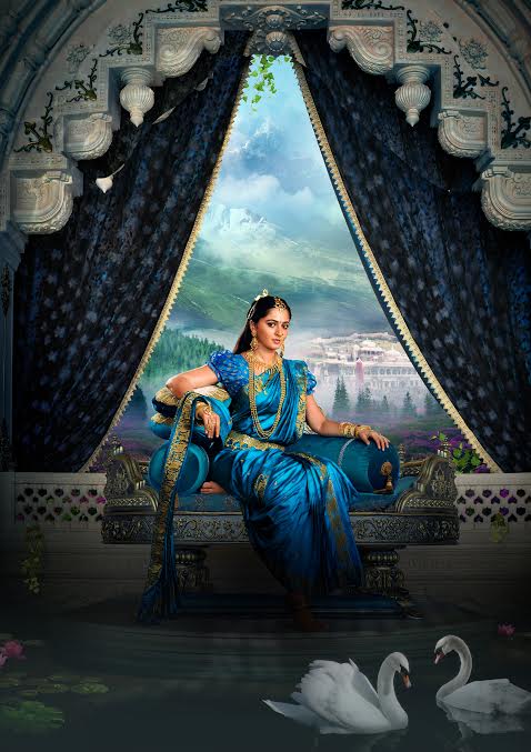 Poster of Anushka in Baahubali 2