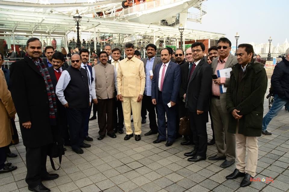 Chandrababu London Tour Day1