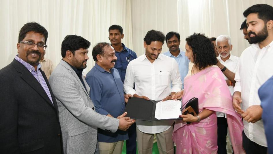 ATA Leaders Meets CM YS Jagan 6 Apr 2024