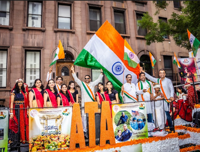 ATA Participated India Day Parade in NY 21 Aug 2022
