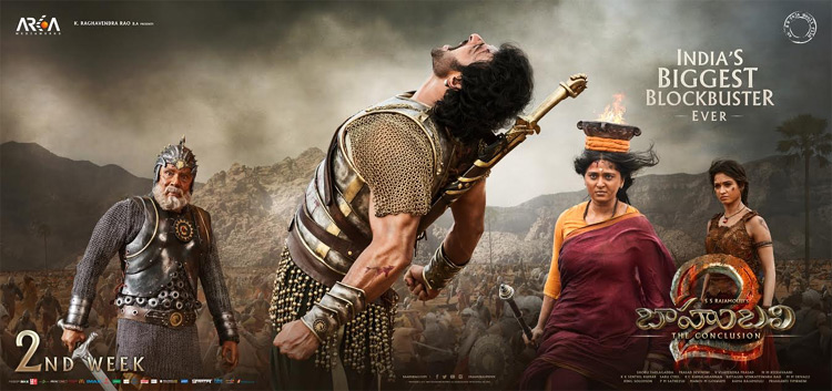 Baahubali 2nd Week Posters
