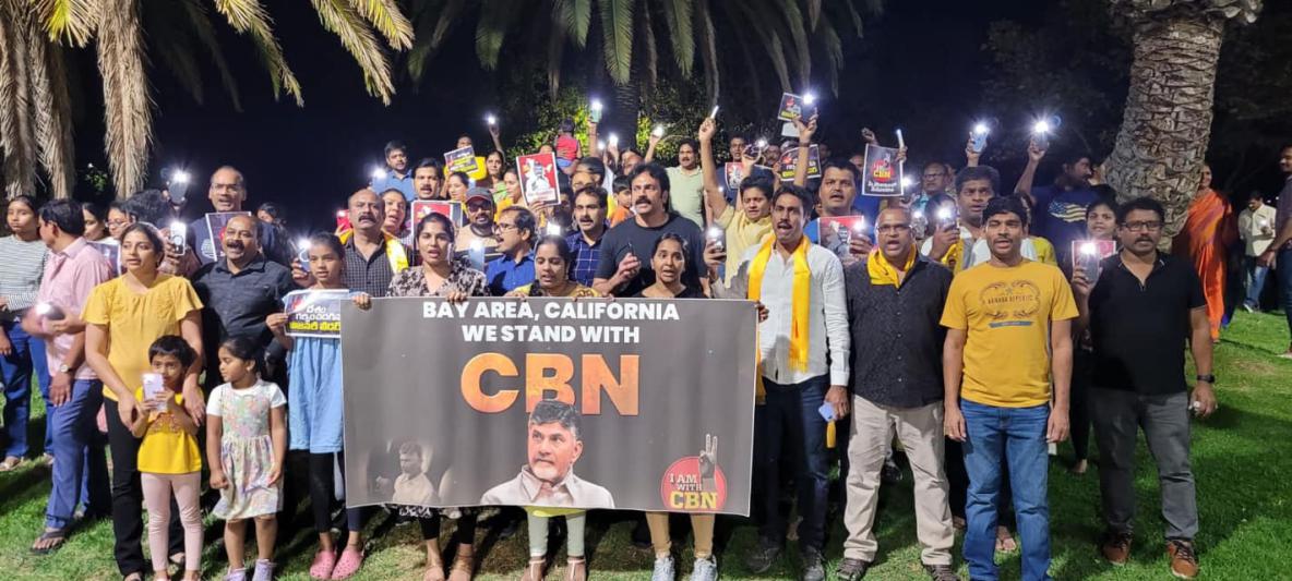 Bay Area NRIs Candle Light Walk