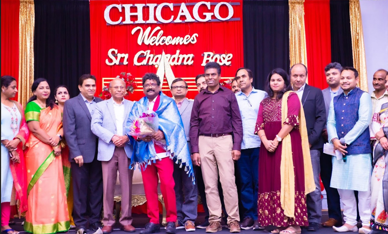 Chandrabose Grand Felicitation in Chicago