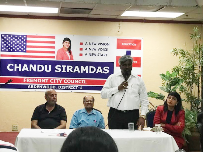 Jayaram Komati supports to Chandu Siramdas
