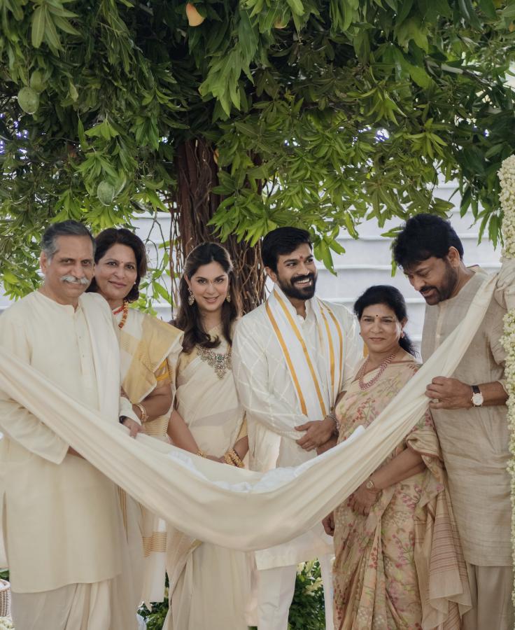 Chiranjeevi Announced her Granddaughter Name