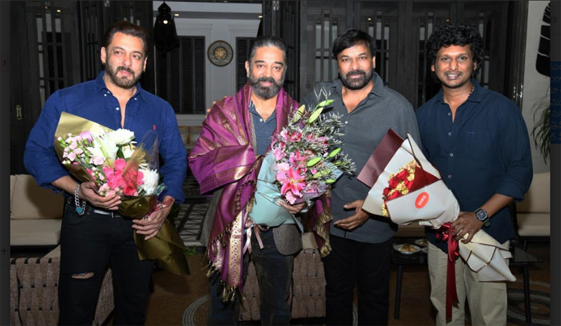 Chiranjeevi Felicitates Kamal Haasan