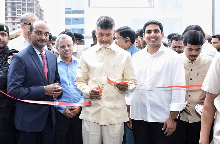 Chandrababu Naidu inaugurated Pi Datacentre in Mangalagiri
