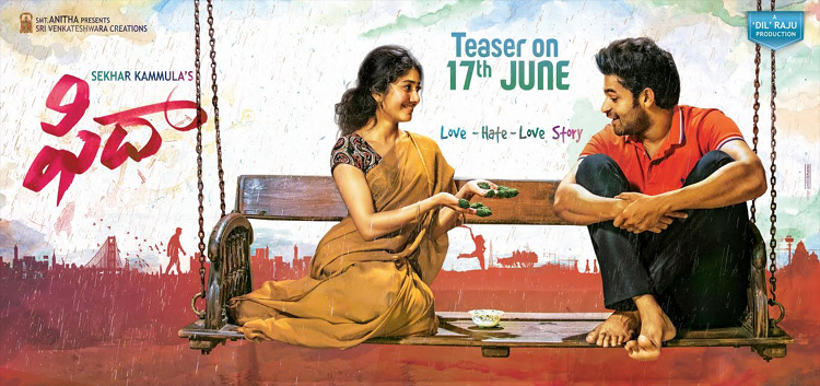 Fidaa Teaser Poster