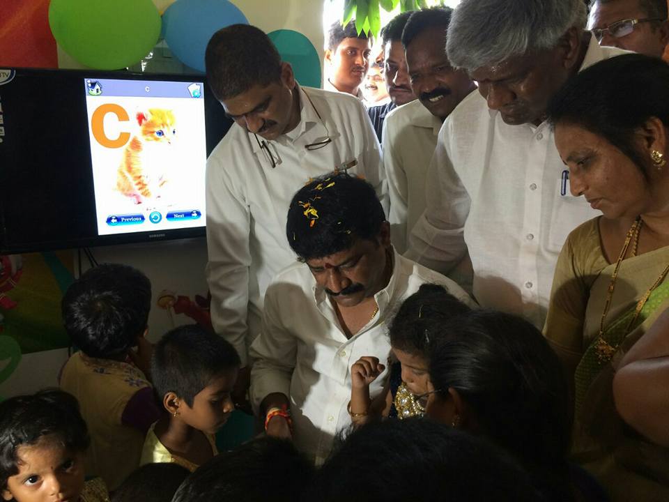 Ganta inaugurated Anganwadi Preschool in Nerellavalasa Village