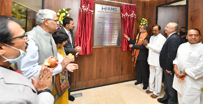 IAMC Inaugurated by CJI NV Ramana & CM KCR