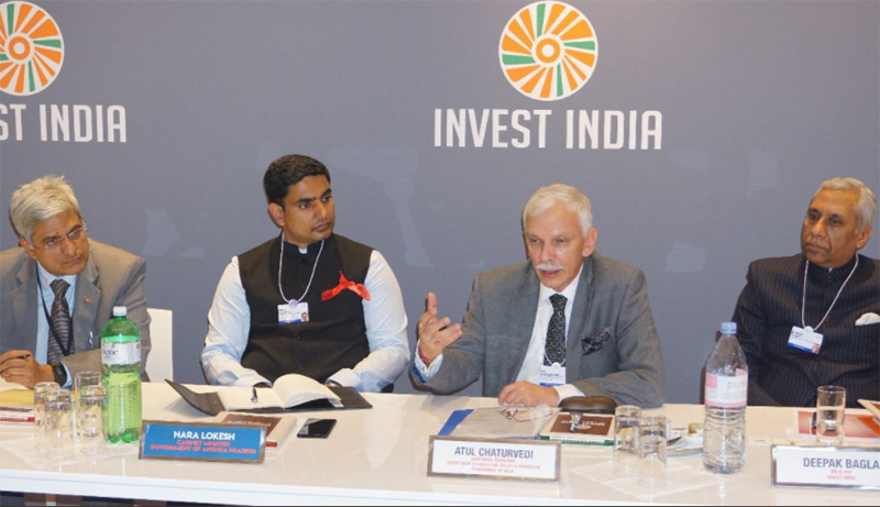 Invest India Lounge in Davos