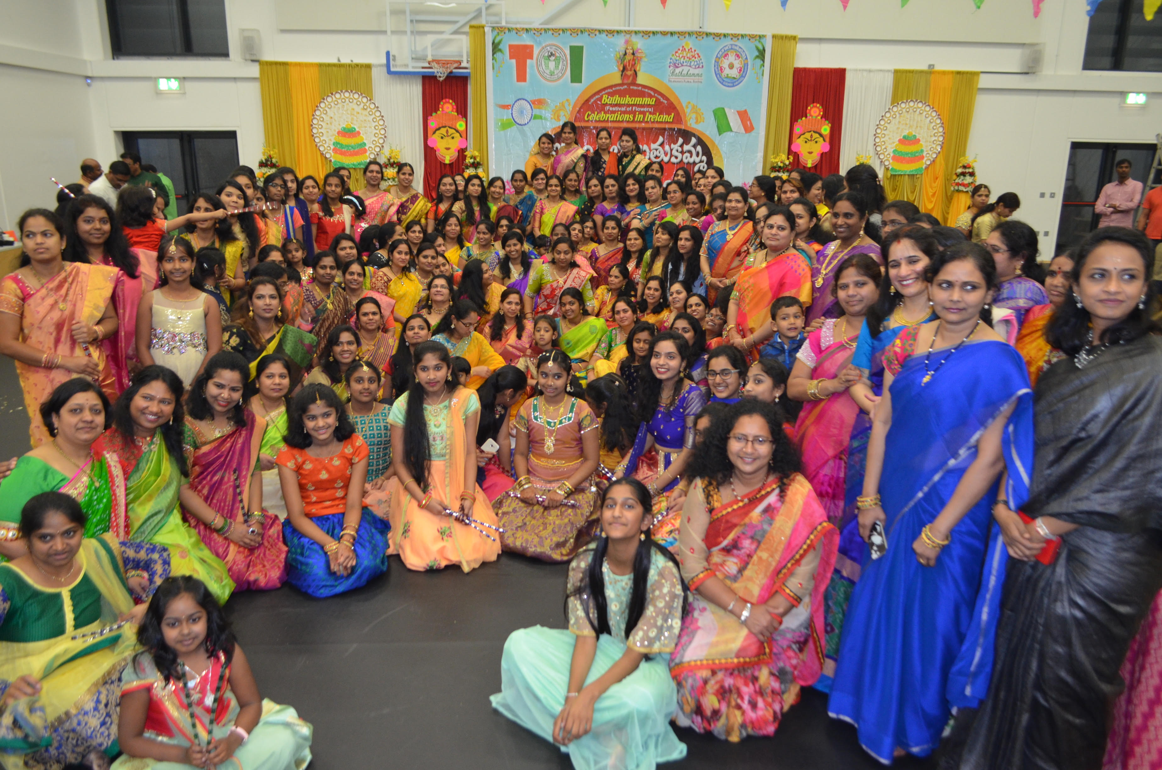 Telanganites of Ireland Bathukamma Celebrations