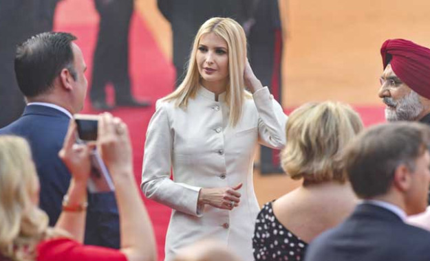 Ivanka Trump at Rashtrapati Bhawan