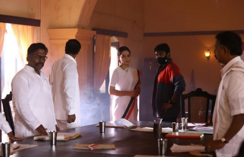 Thalaivi Working Stills