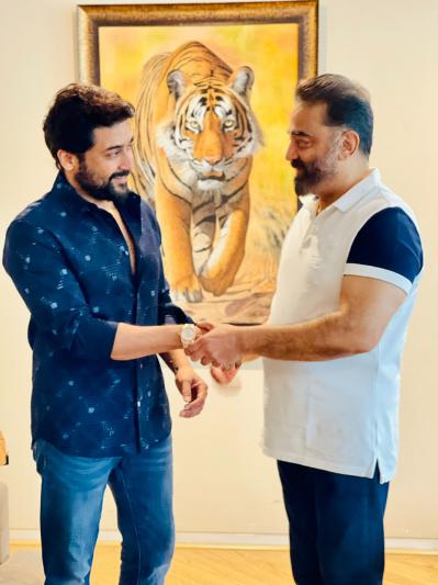 Kamal Haasan Gifts Suriya his own Rolex Watch