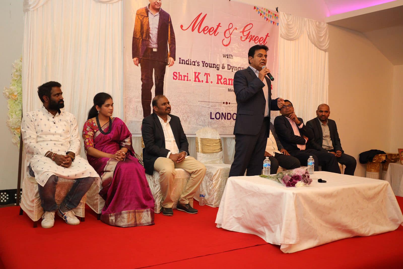 KTR Addressed the Indian Diaspora in London