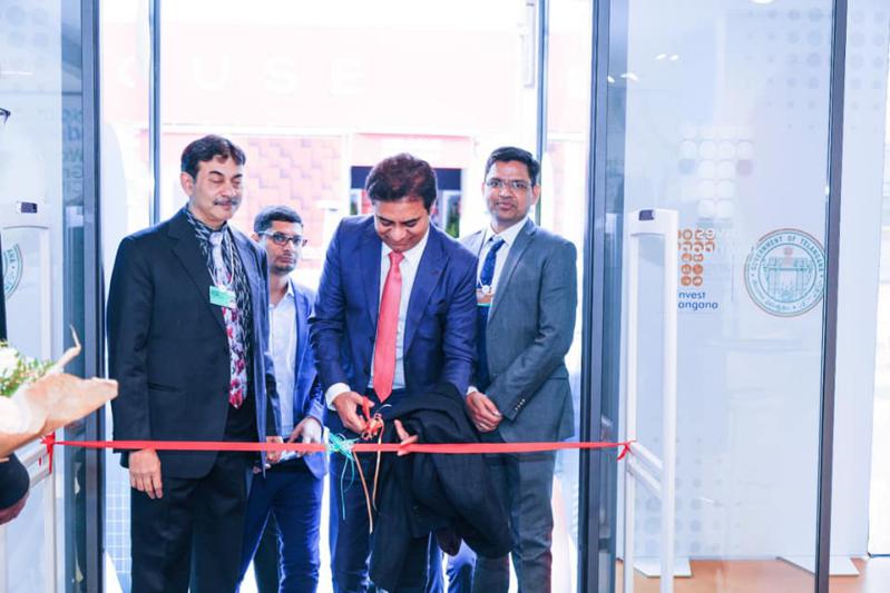 KTR inaugurated the Telangana State Pavilion at WEF