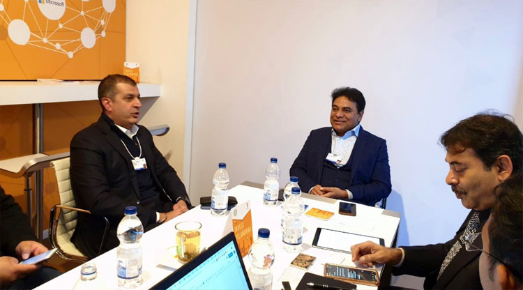 IT Minister KTR Davos Tour