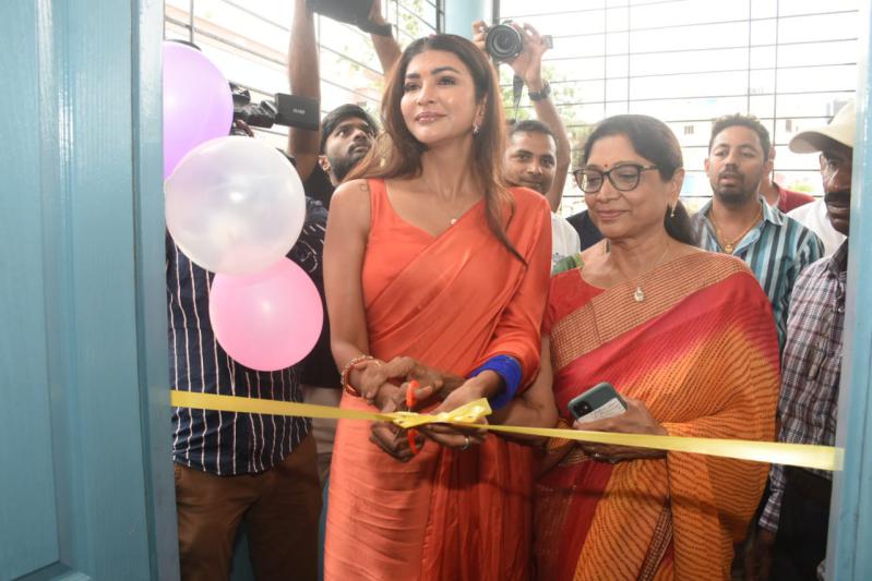 Lakshmi Manchu Inauguration of Digital Classrooms in Government Schools