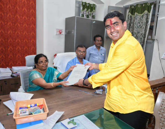 Nara Lokesh Files Nomination from Mangalagiri