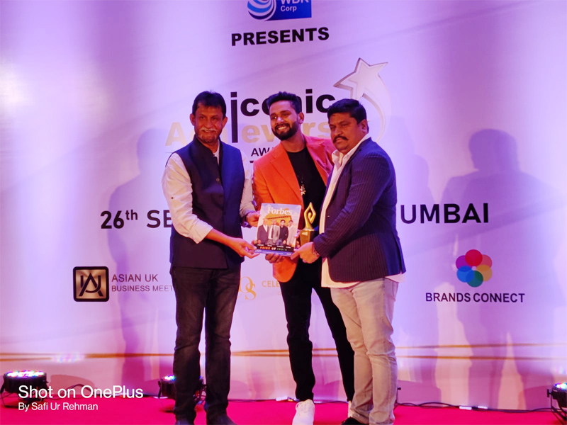 Mallikarjun Kurra Received Forbes India Iconic Award