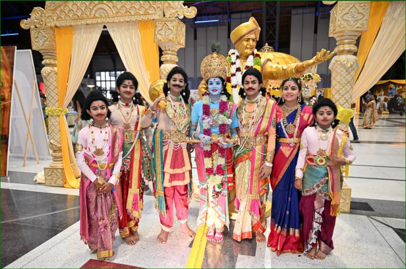 Mana Badi Children Performs Sri Krishna Rayabaram at TANA Maha Sabhalu