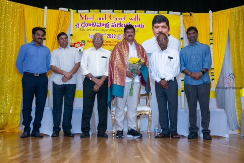Meet & Greet with TDP Leader Dhulipala in St. Luis