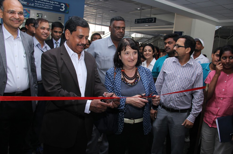 Inauguration of Photo Exhibition at Ameerpet Metro Rail Station