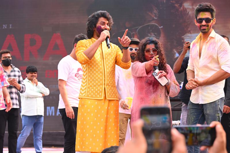 Nani in Mumbai for Dasara Hindi Promotions