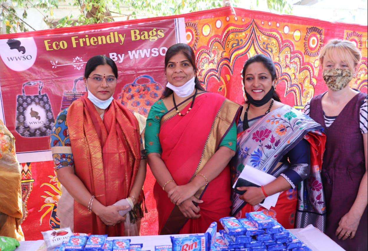 Nari Sena Foundation Distributed Home Needs at Nizampet