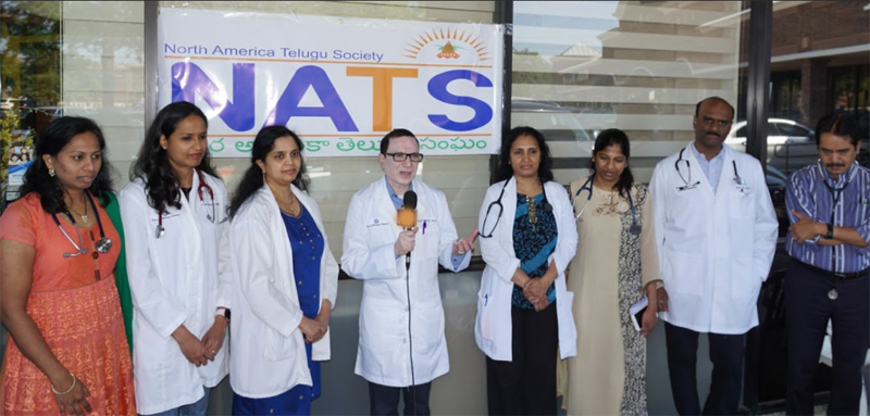 Free Health Camp conducted by NATS in  Dallas