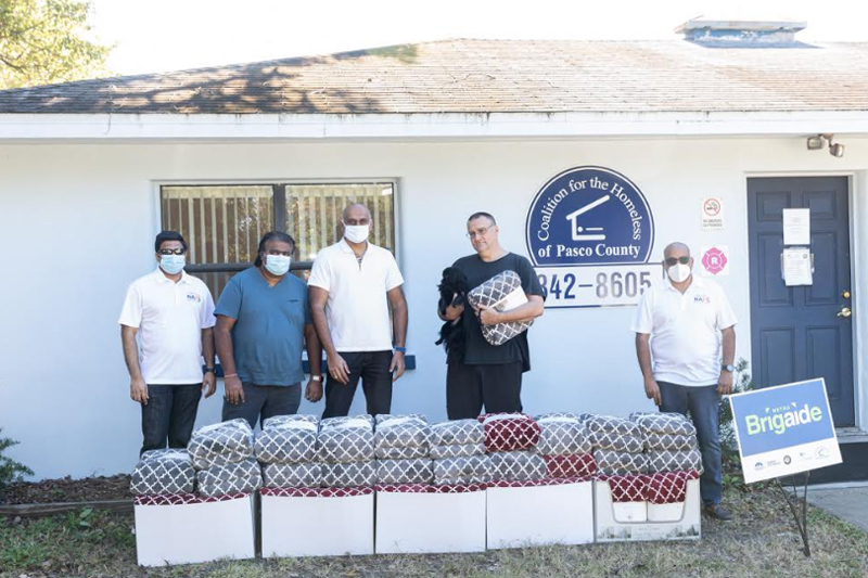 NATS Distribution of Blankets to the Homeless 26 Dec 2020