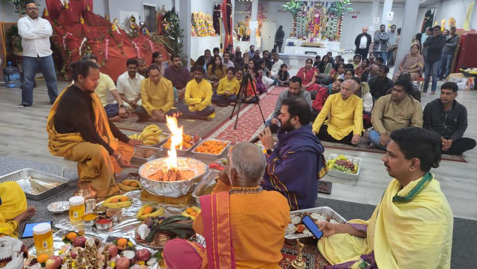 NRI TDP Shanti Homam for Chandrababu in Philadelphia